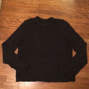 Jenni Kayne dark grey wool cashmere sweater
